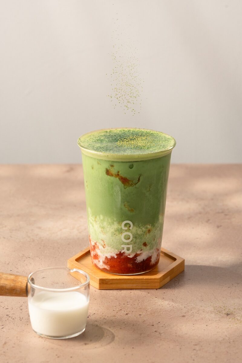 GOR' 草莓抹茶歐蕾